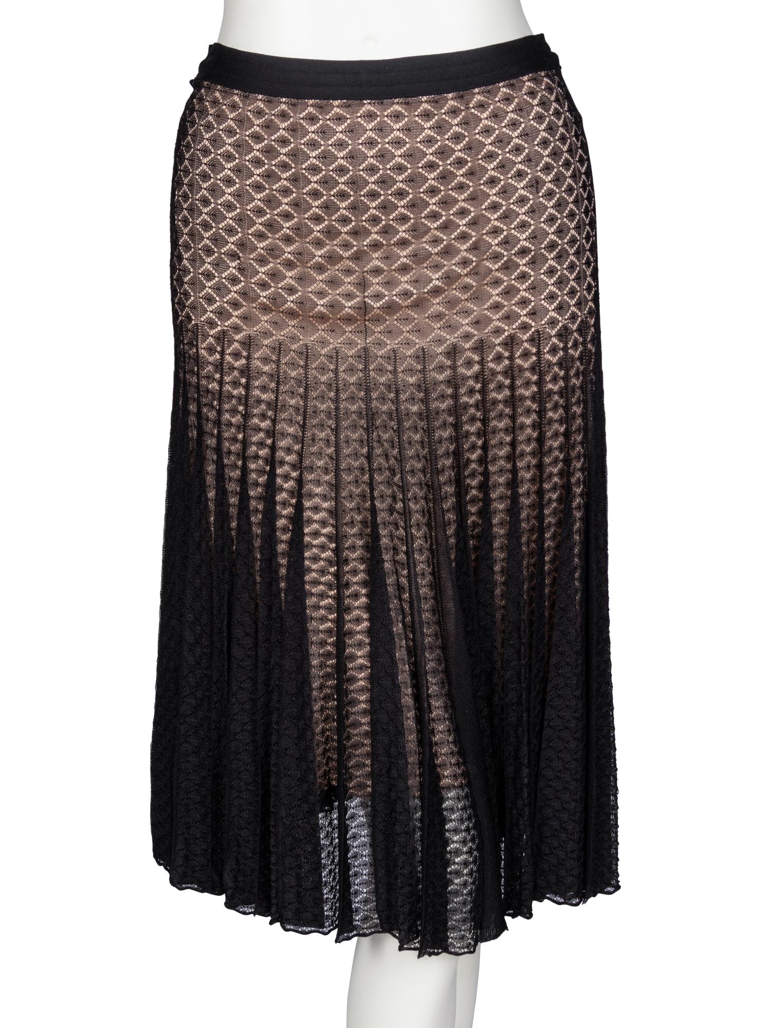 Christian Dior by John Galliano , Knit Lace Dress & Matching Skirt
