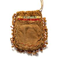 Great Lakes Quilled Drawstring Pouch