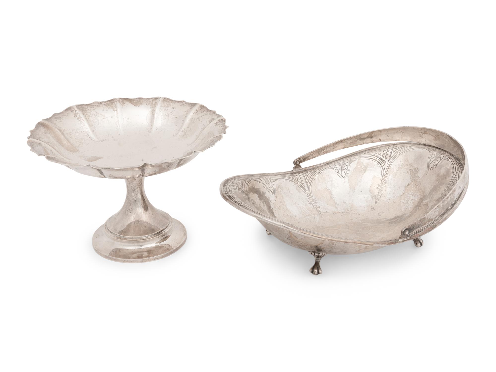 A Group of Silver Dishes