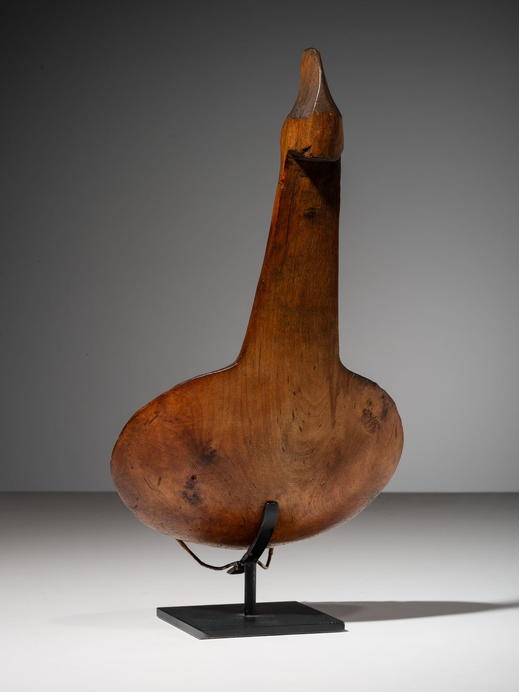 Great Lakes Wood Ladle, with Effigy
