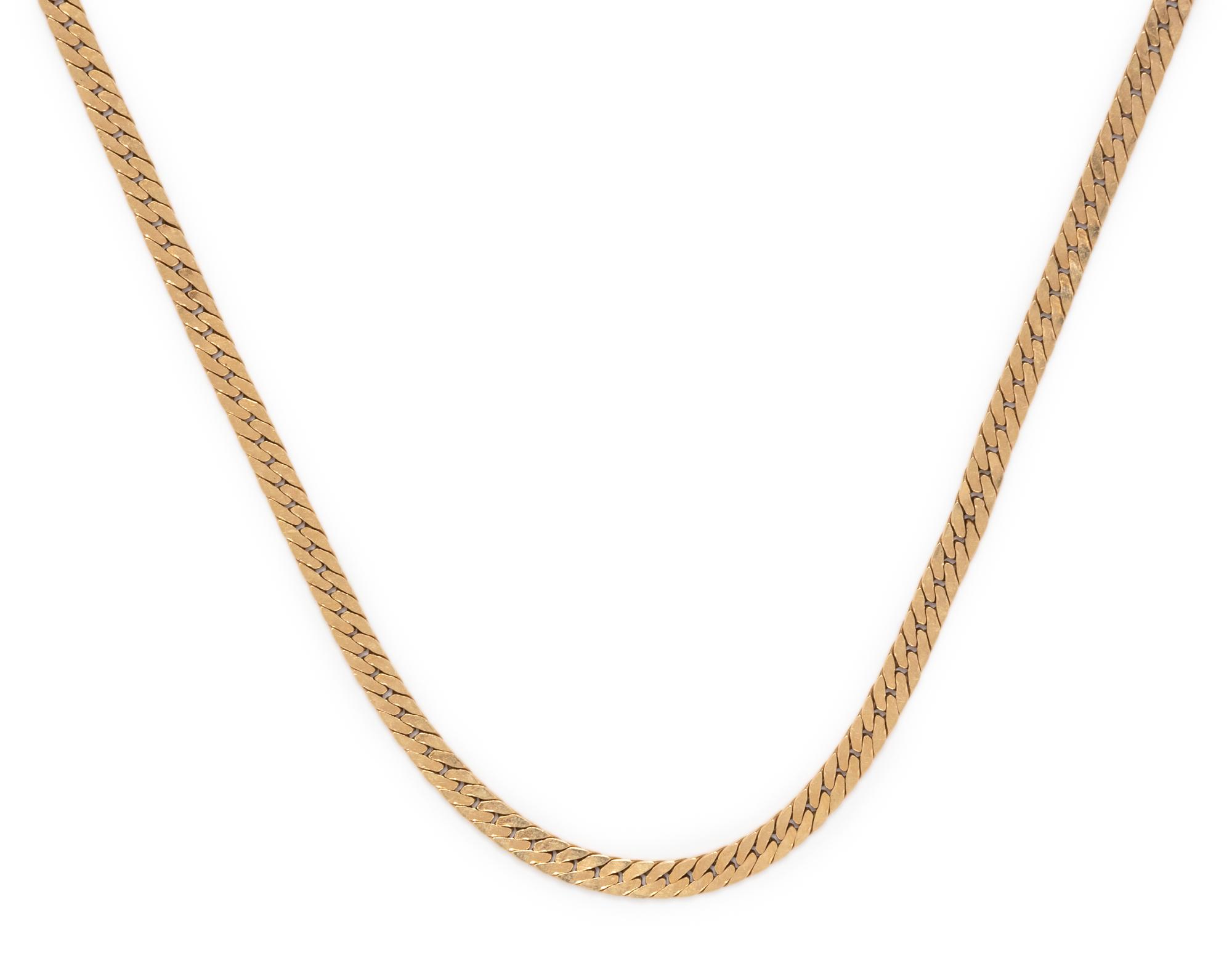 YELLOW GOLD NECKLACE