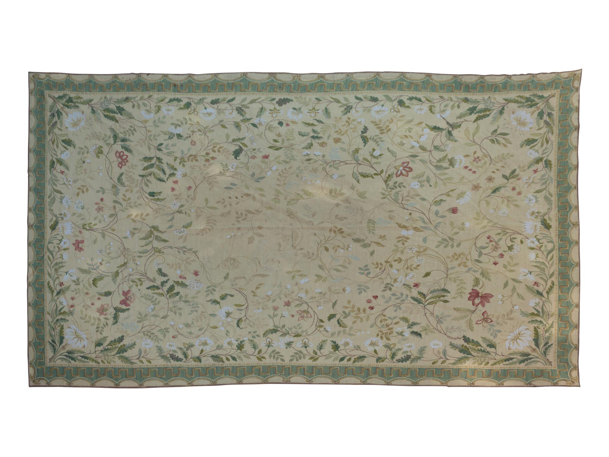 A Nepalese Needlework Rug, — 20TH CENTURY