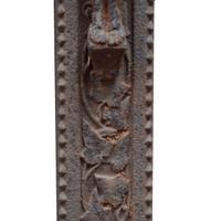 A Cast Iron Crucifix 23" W x 3" D x 52" H — France, Circa 1900