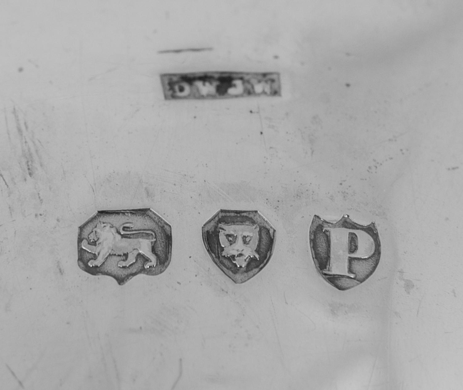 Three English Silver Table Articles