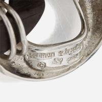 A gold and ebony bracelet, Seaman Schepps Classic Large Links