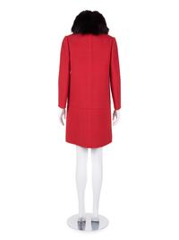 Christian Dior Haute Couture Wool Coat with Fox Fur Collar, Fall/Winter 1969