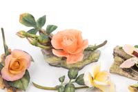 A Collection of Boehm and Royal Worcester Dorothy Doughty Porcelain Flowers