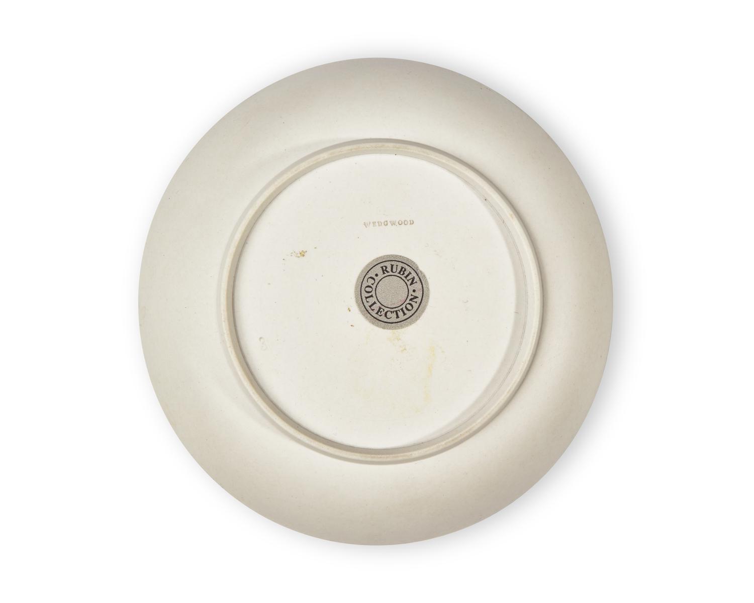 A Wedgwood Green Dip Jasperware Cup and Saucer