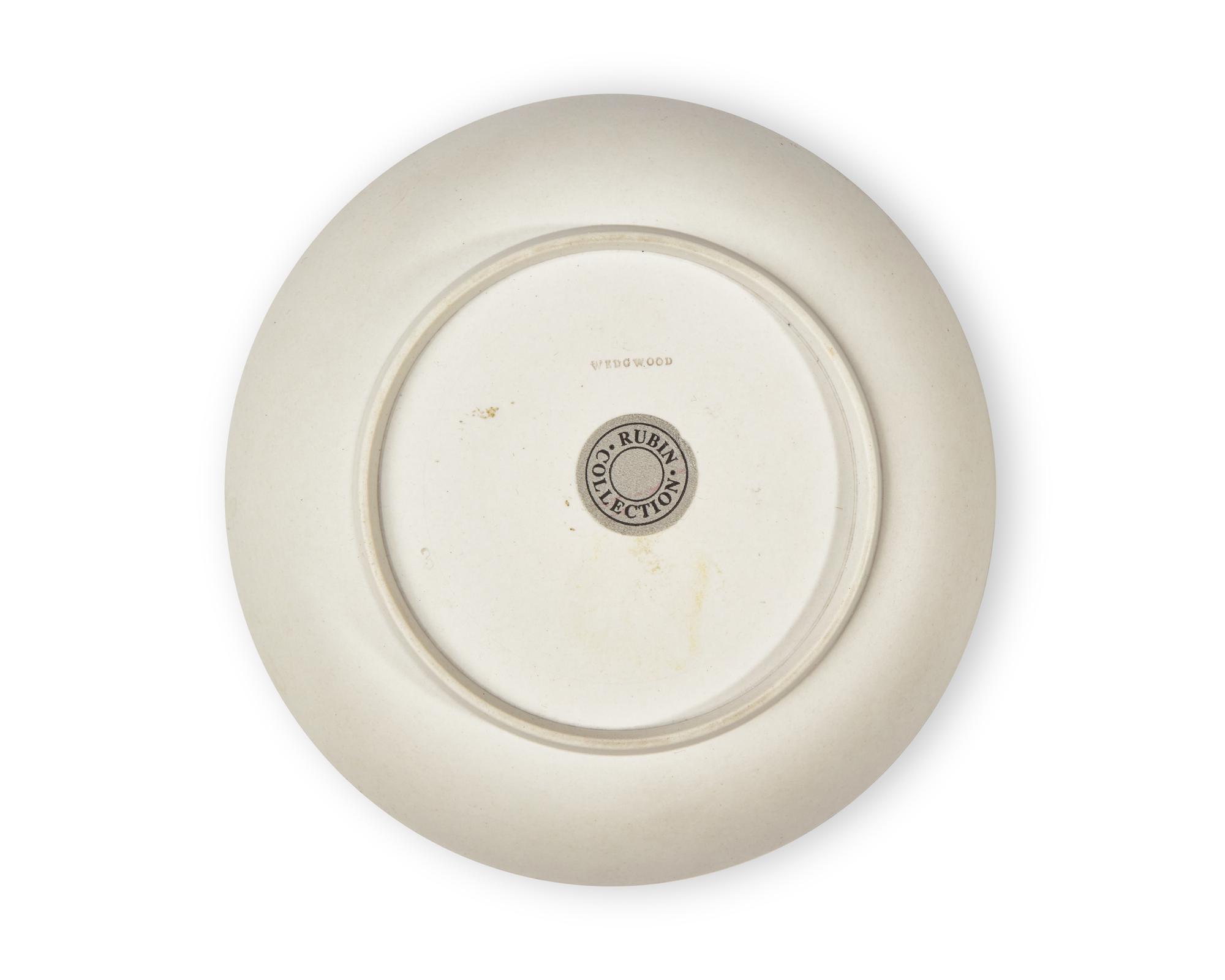 A Wedgwood Green Dip Jasperware Cup and Saucer