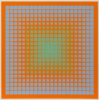 Richard Anuszkiewicz, (American, b. 1930), Richard Anuszkiewicz: 1965 6 Seritypien