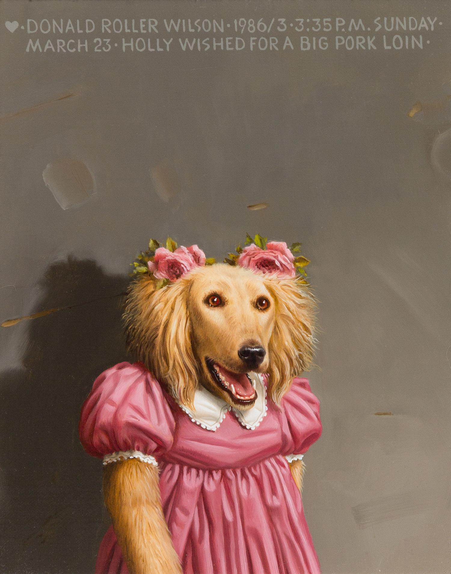 Donald Roller Wilson, (American, b. 1938), Holly Wished for a Big Pork Loin, 1986