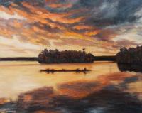 Robert Schuenke, (Wisconsin, b. 1931), Franklin Lake