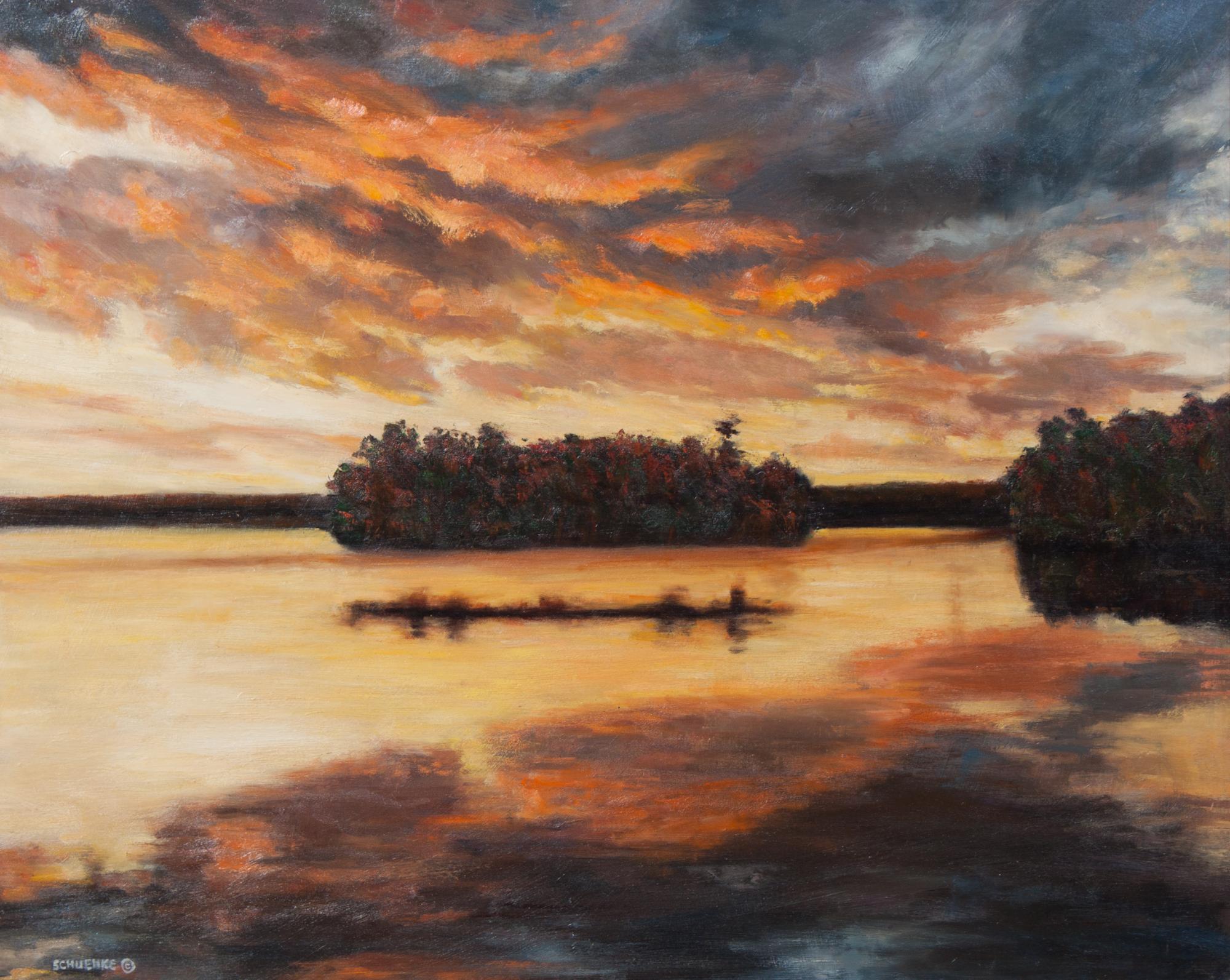 Robert Schuenke, (Wisconsin, b. 1931), Franklin Lake