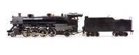 An Aster Hobby Limited Edition Polychrome 1-Gauge Baldwin Locomotive Works 2-8-2 Locomotive and Tender