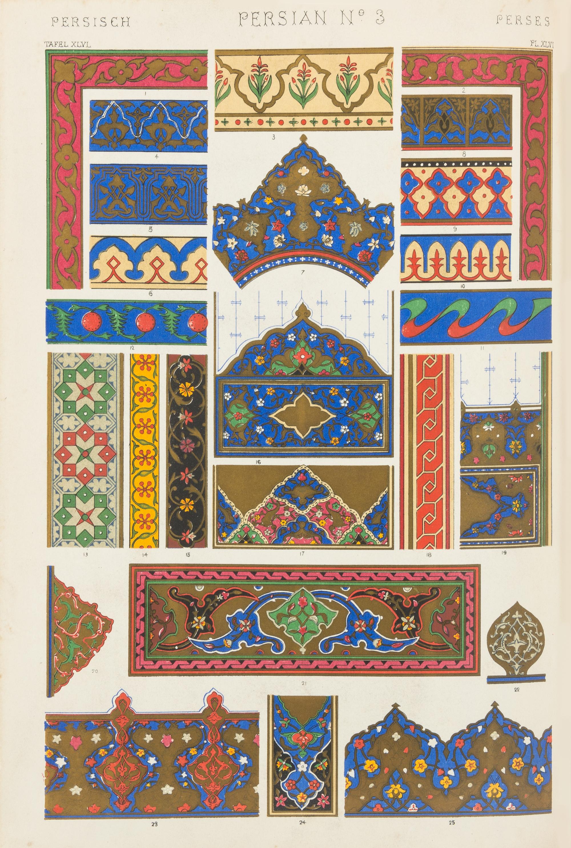 [ILLUMINATION]. JONES, Owen (1809-1874). The Grammar of Ornament. London: Quaritch, 1868.