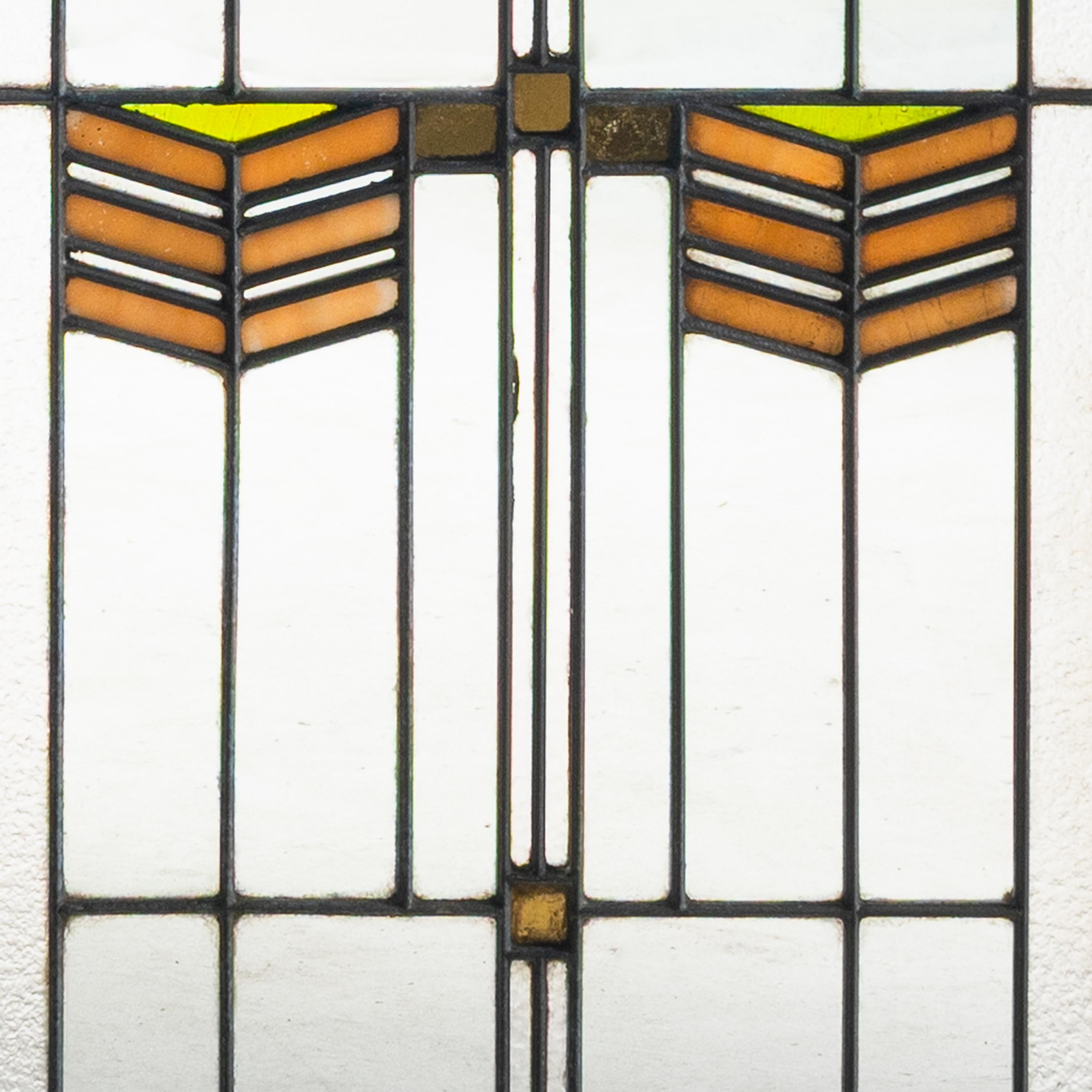 Pair of Stained Glass Windows