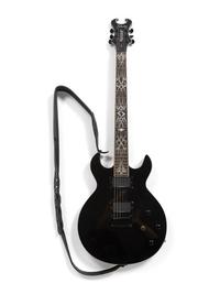 A Schecter Diamond Series Mother-of-Pearl Inlaid Devil Electric Guitar
