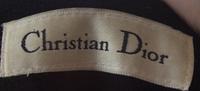 A Christian Dior Black Cashmere Car Coat,