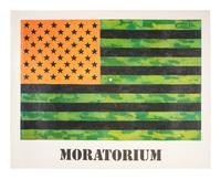 [ANTI-VIETNAM WAR]. JOHNS, Jasper, artist. Moratorium . 1969.