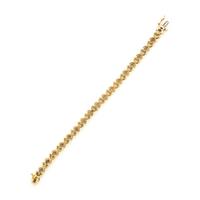 Diamond and Yellow Gold Bracelet