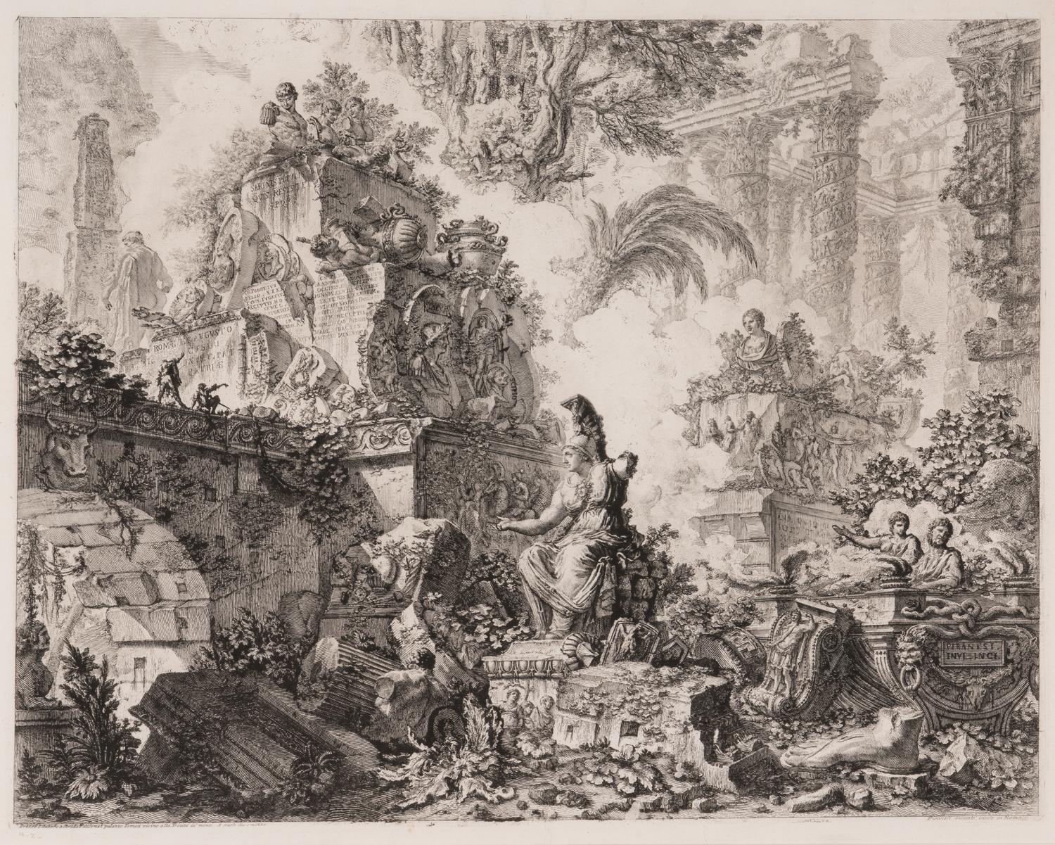 Frontispiece for Vedute de Roma, 1748