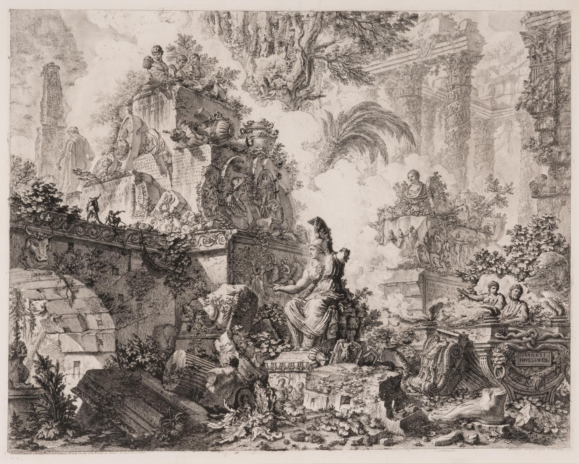 Frontispiece for Vedute de Roma, 1748