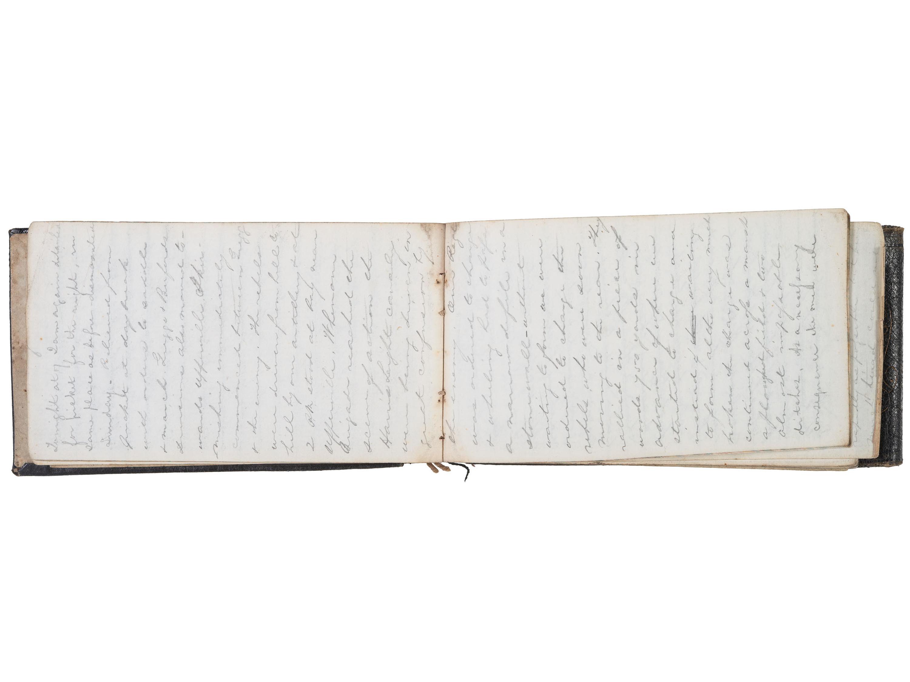 [CIVIL WAR]. War-date letters and diary of Capt. Tattnall Paulding (1840-1907), 6th US Cavalry, POW Battle of Fairfield, incl. Gettysburg Campaign and Libby Prison content.
