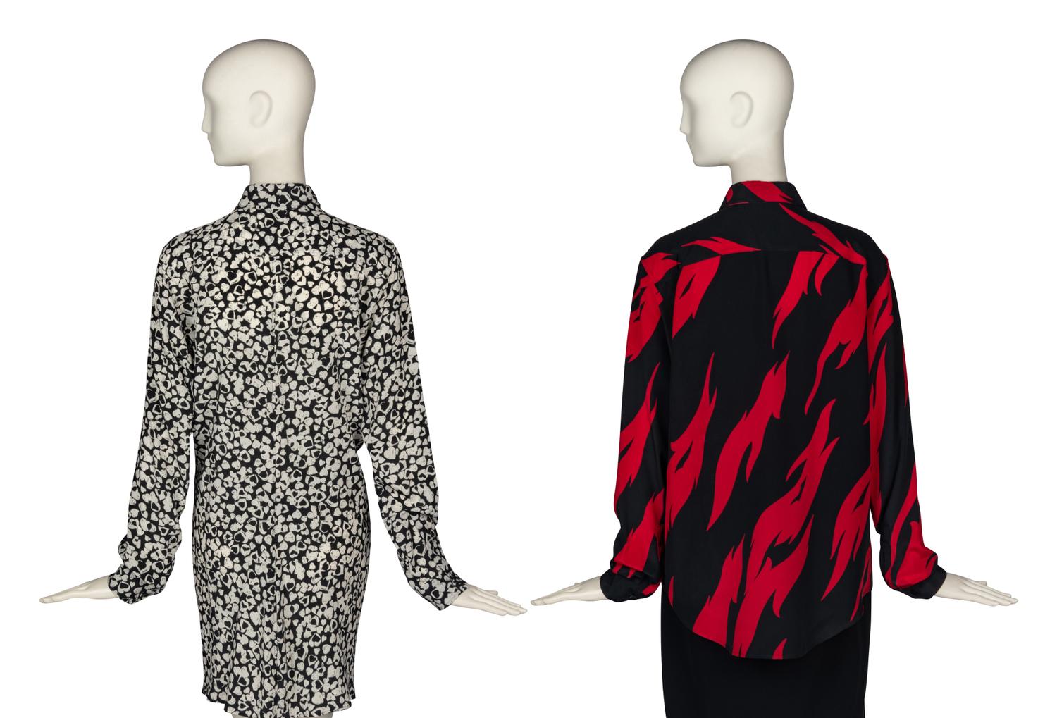 Saint Laurent Silk Dress and Blouse