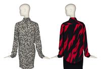 Saint Laurent Silk Dress and Blouse