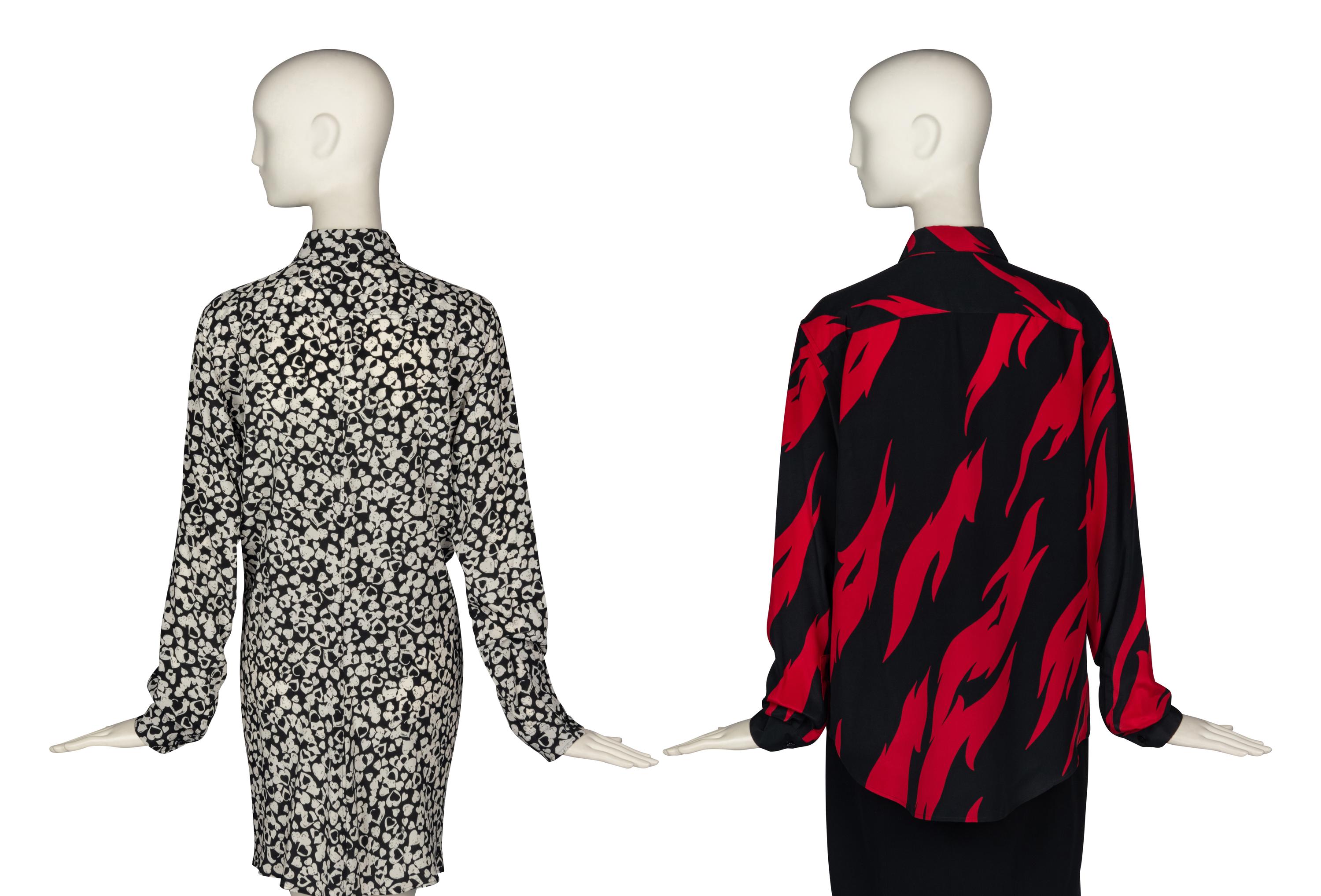 Saint Laurent Silk Dress and Blouse