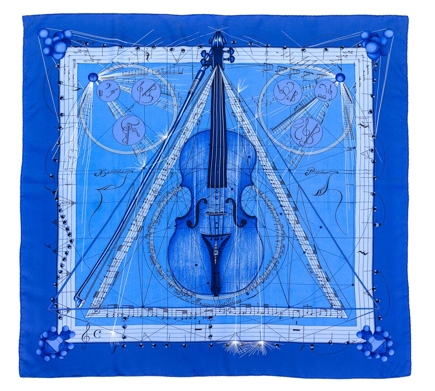 An Hermes 90cm Silk Scarf, 36" x 36".