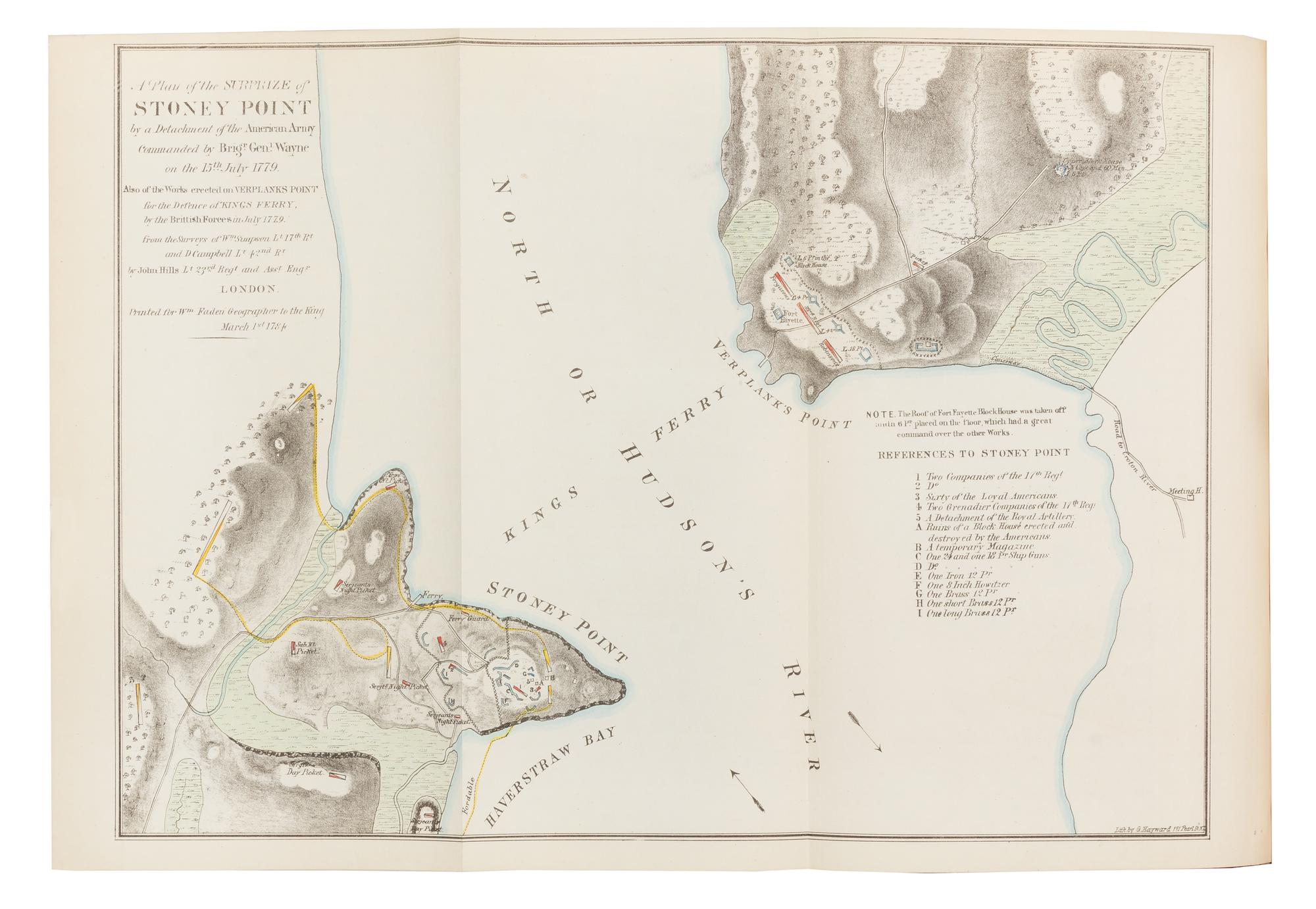 DAWSON, Henry B. The Assault on Stony Point, by General Anthony Wayne, July 16, 1779. Morrisana, NY, 1863. LIMITED EDITION, SIGNED.