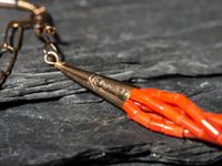Seven-strand Coral Necklace, with Gold Accents, 1977