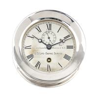 A Chelsea U.S. Life Saving Service Ship's Clock Diameter 5 3/8 inches. — EARLY 20TH CENTURY
