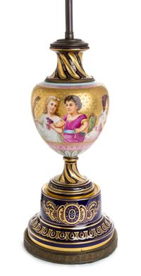 A Vienna Porcelain Urn Height 13 3/4 inches. — 19TH/20TH CENTURY