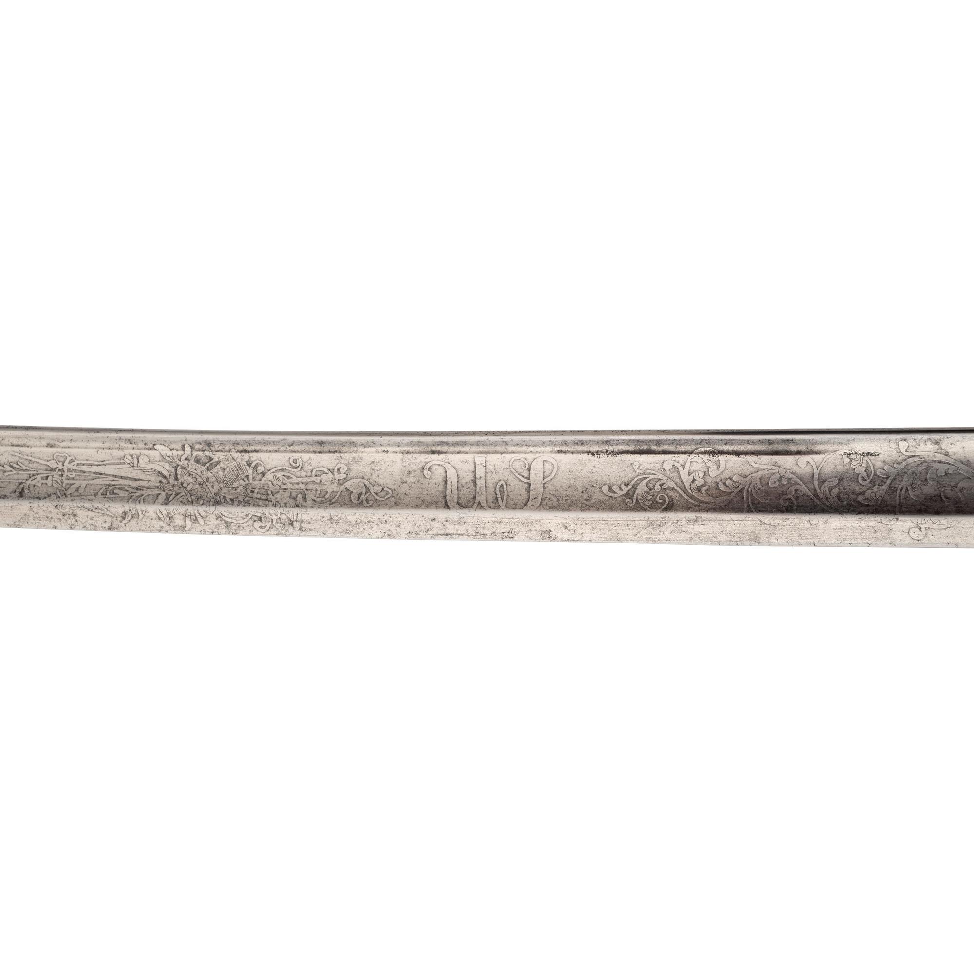 Two Ames Presentation Swords to Lt. Henry Ward (Capt.) 57th Mass Infantry WIA at Antietam, Spotsylvania & Petersburg, POW Petersburg & Post-War General