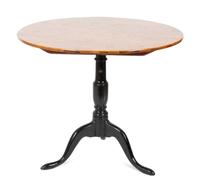 A George I Style Burlwood Tilt-Top Tea Table — 18TH/19TH CENTURY