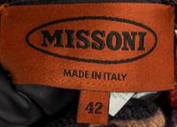A Missoni Multicolor Wool and Mohair Reversible Coat, Size 42.