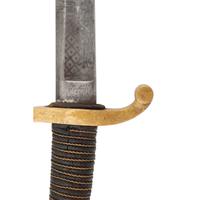 Ames Model 1840 Light Artillery Saber With Modern Blade Etching to Col. Peter Porter - 8th NY Heavy Artillery - KIA at Cold Harbor