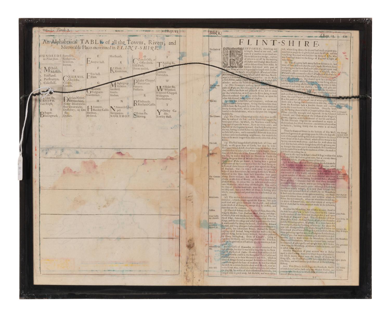 [MAP]. SPEED, John (1551 or 1552-1629). Flintshire . London, 1611.