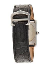 CARTIER, REF. 2715 STAINLESS STEEL 'TANK SOLO' WATCH