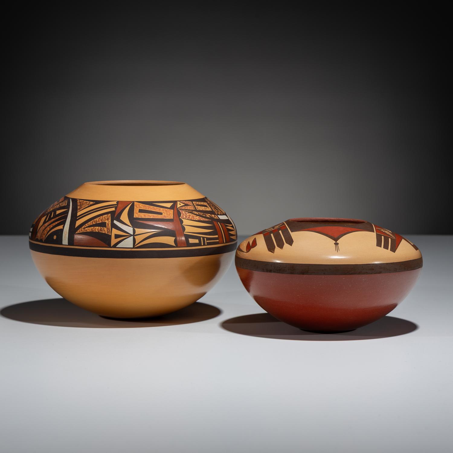 Polychrome Pottery Jars