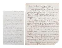[CIVIL WAR]. Newspaperman's draft report on military operations at Fort Wagner and Fort Sumter.
