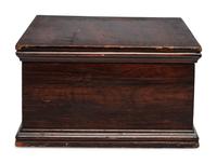 A Late Federal Grain-Painted Pine Stationary Box