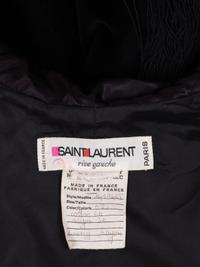 Saint Laurent Rive Gauche Hooded Velvet Cape, 1970s