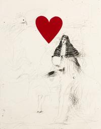 A Girl and Her Dog, State I , 1971