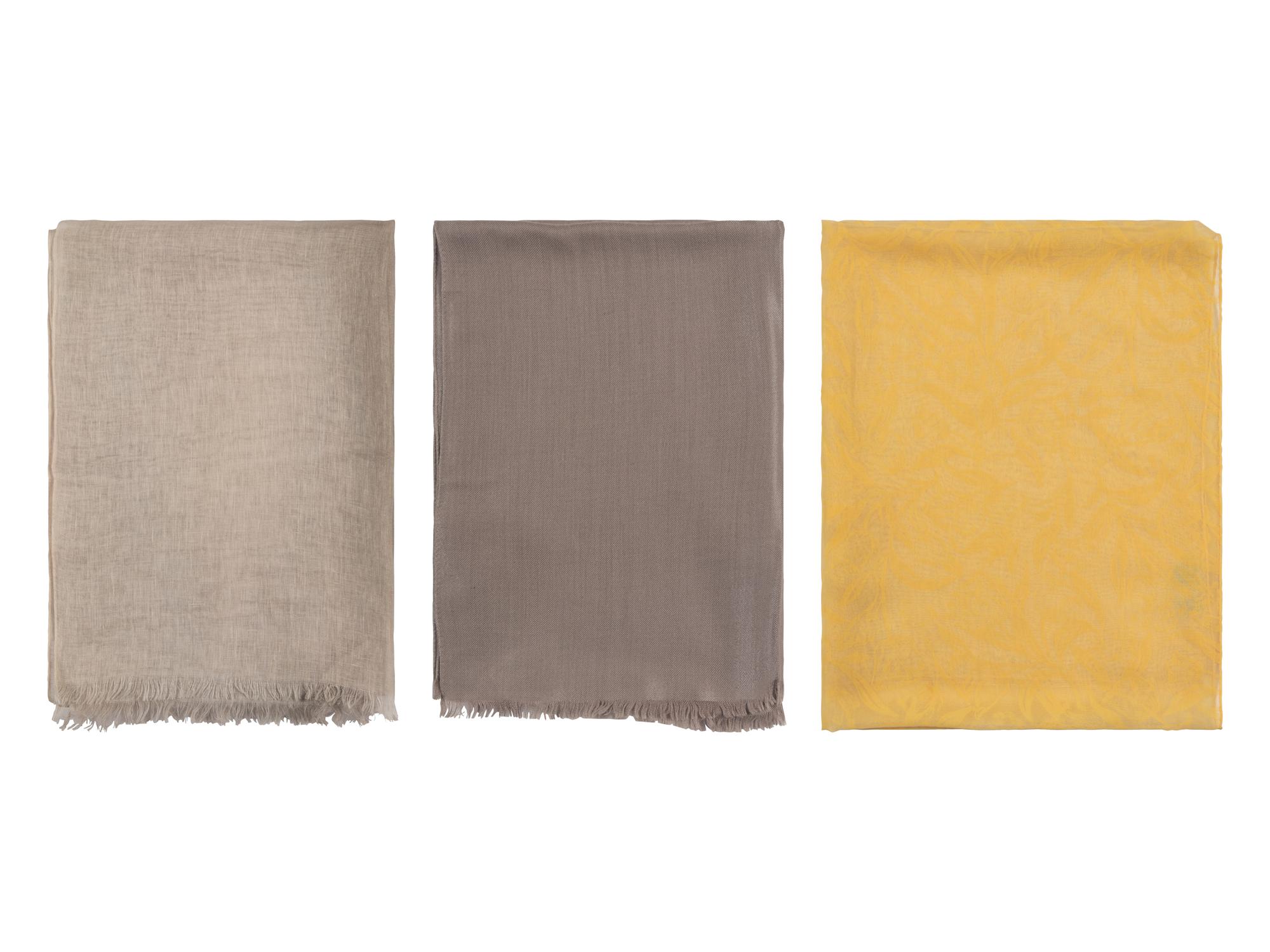 Three Scarves by Loro Piana and Brunello Cucinelli