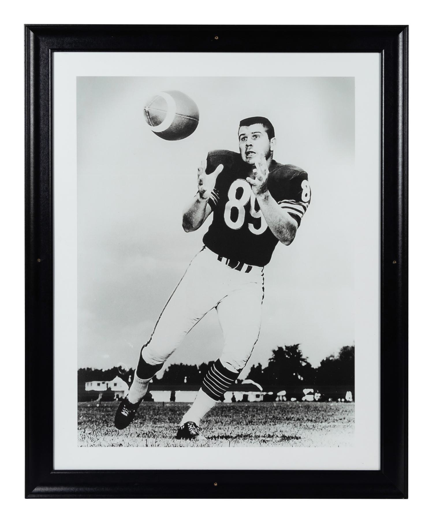 A Group of Six Large Scale Photographs of Mike Ditka as Player Formerly Displayed at Mike Ditka’s Restaurant