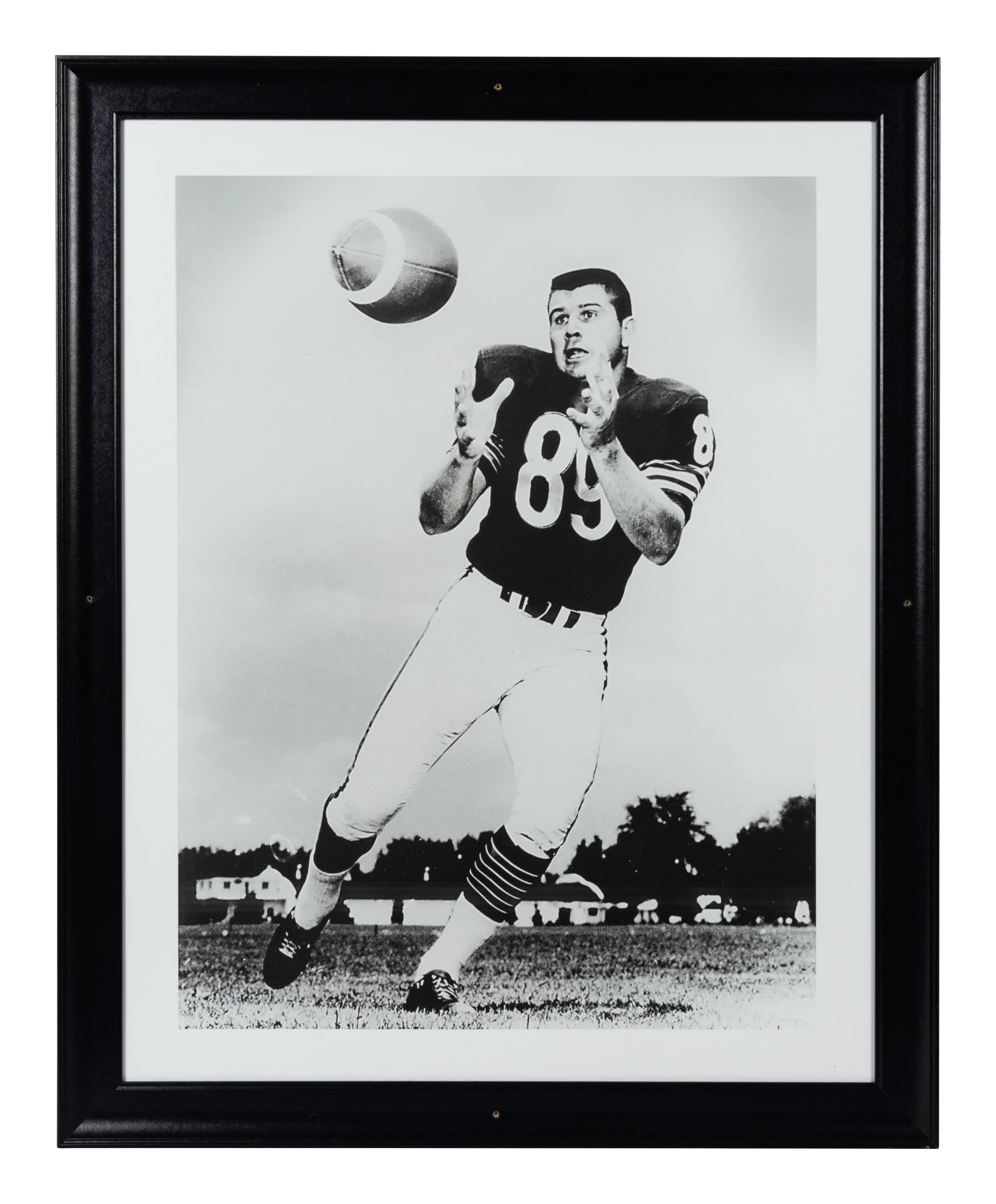 A Group of Six Large Scale Photographs of Mike Ditka as Player Formerly Displayed at Mike Ditka’s Restaurant