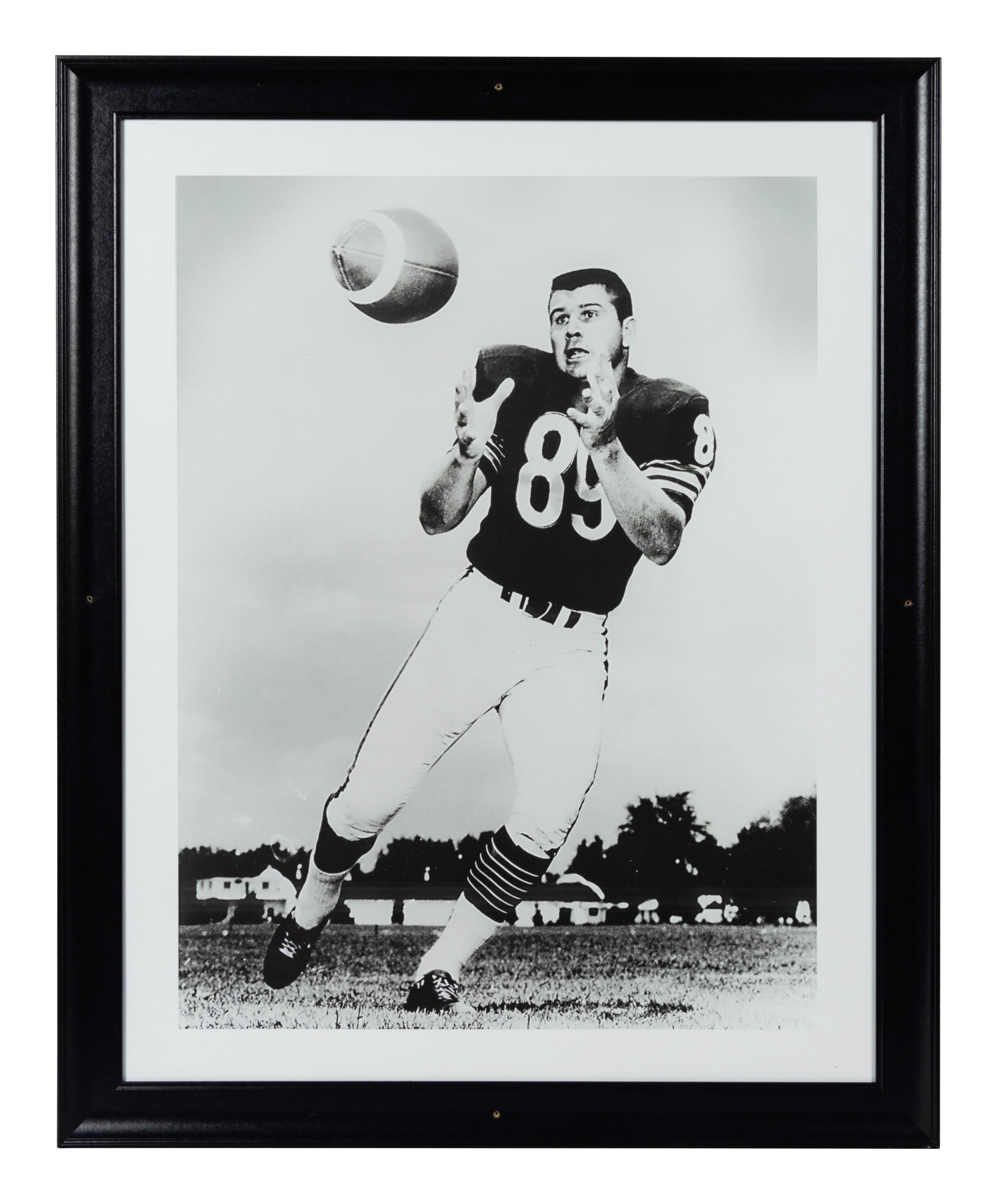 A Group of Six Large Scale Photographs of Mike Ditka as Player Formerly Displayed at Mike Ditka’s Restaurant